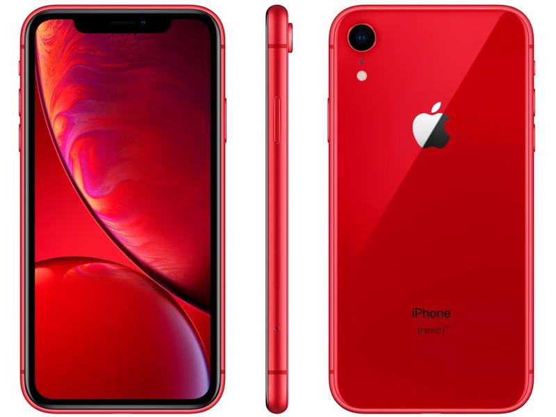 iPhone XR Apple 128GB (PRODUCT)RED 6,1” 12MP iOS - iPhone